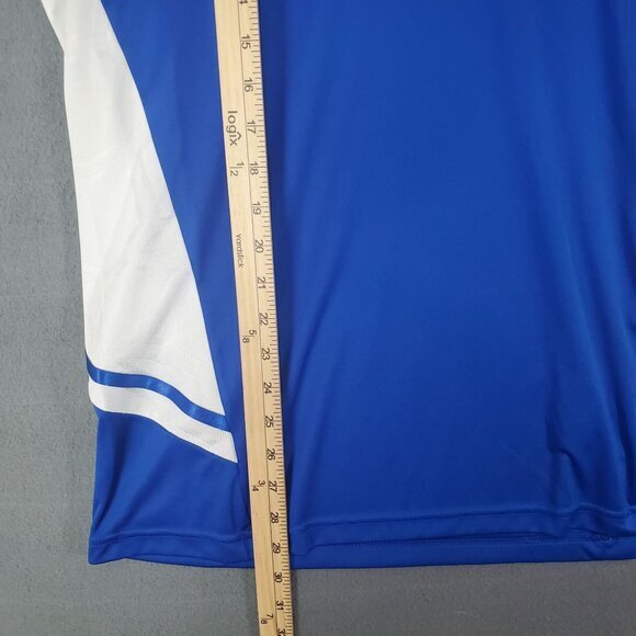 ADIDAS Mens Jersey Large Condivo 22‎ Soccer Aeroready Moisture Wicking Logo Blue - Picture 5 of 12